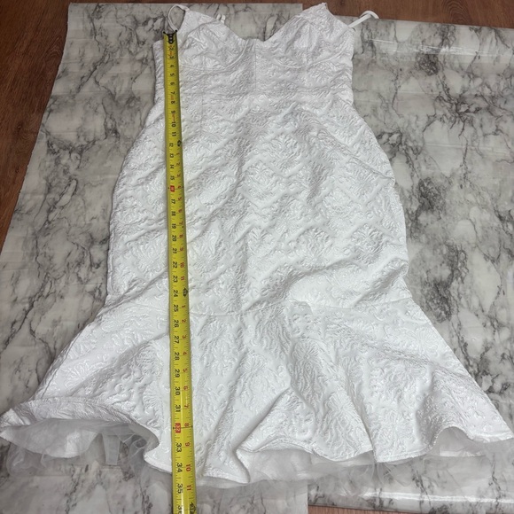 Fashion Nova Bridal Party Cocktail dress White nwt NEW Size XL - Picture 6 of 7